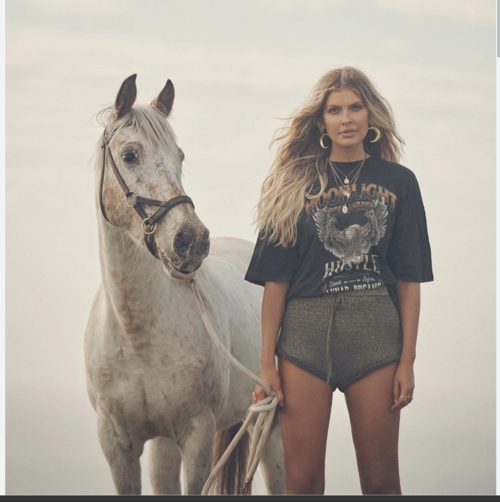 Spell x Elle Ferguson cult tee dress NWT